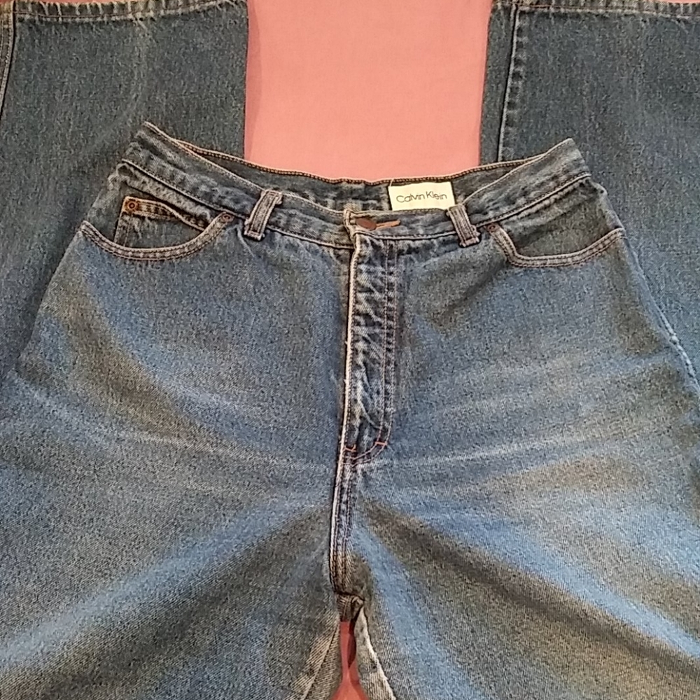 Calvin Klein Women's Blue Denim Jeans